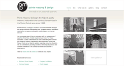 Desktop Screenshot of pointemasonry.com